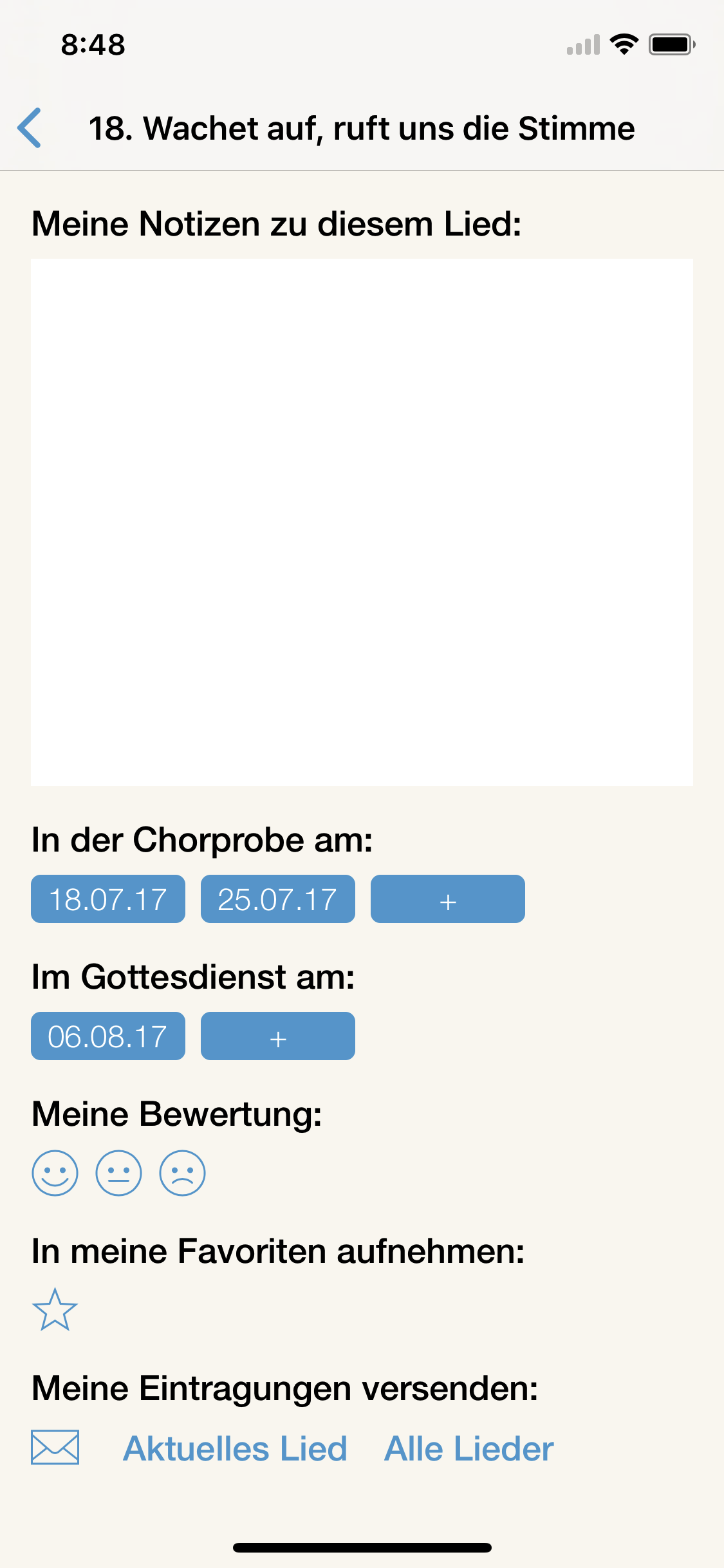 NAK Chorbuch