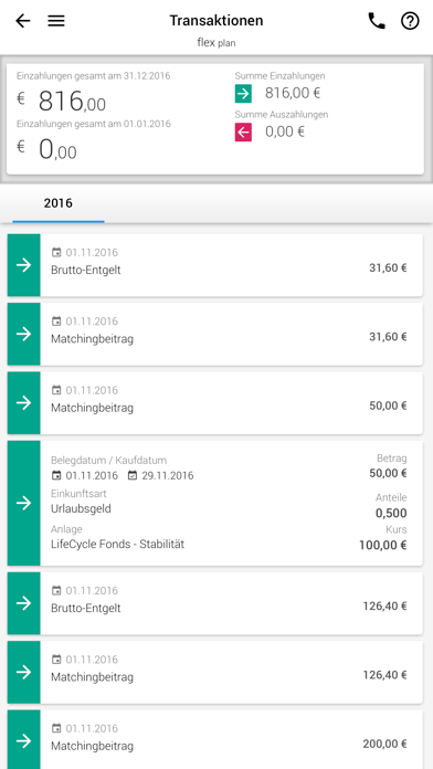 thyssenkrupp Altersvorsorge screenshot