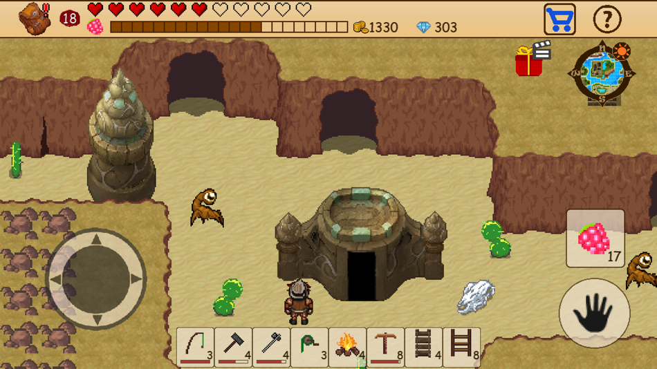 #4. Survival RPG: Open World Pixel (iOS) Bởi: Bew Games inc.