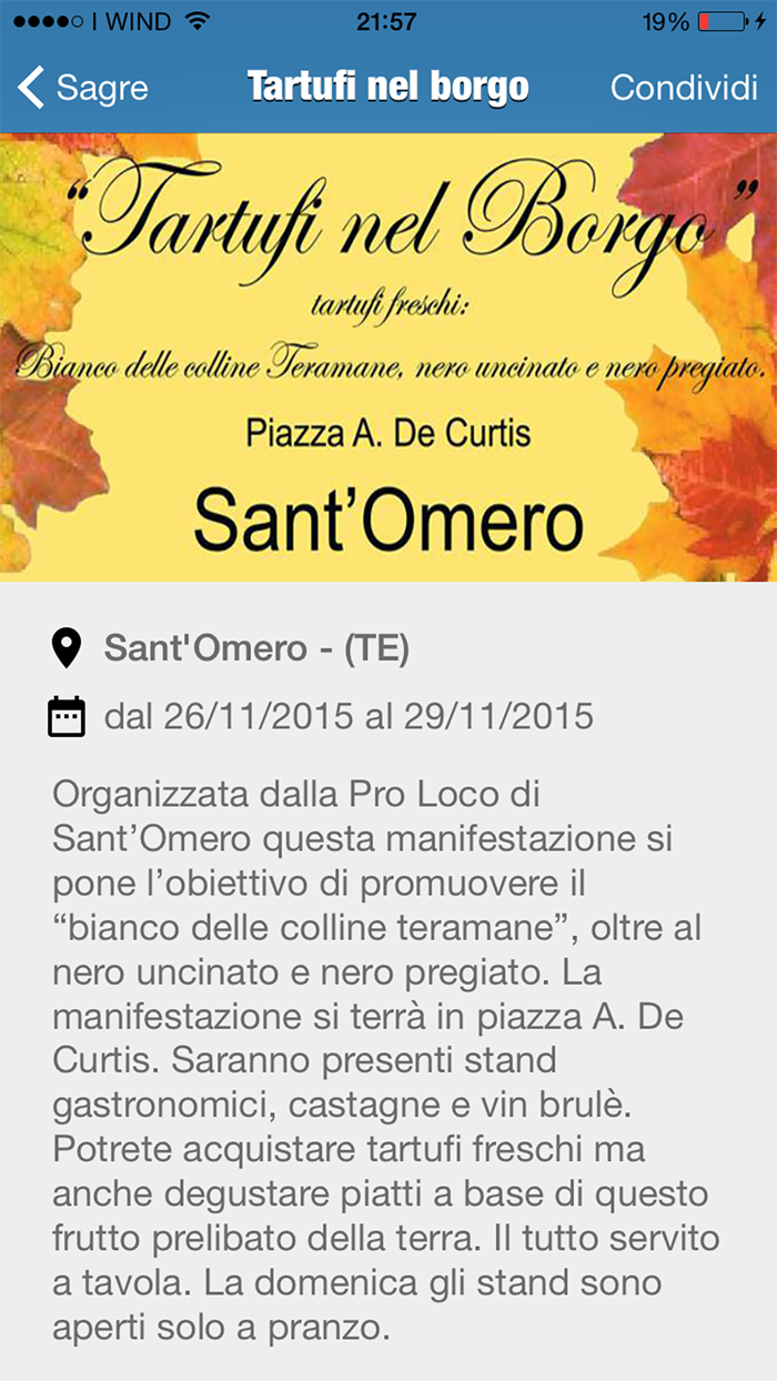 Sagre in Abruzzo e dintorni