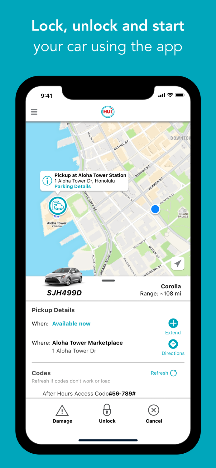 Hui Car Share - Car Rentals