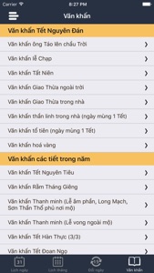 Lich Van Nien 2017 screenshot #5 for iPhone