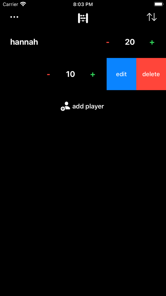 #5. abacus: score keeping (iOS) بواسطة: Levi Weible