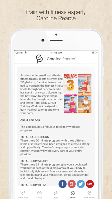 Total Body Fitness Videos with Caroline Pearceのおすすめ画像5