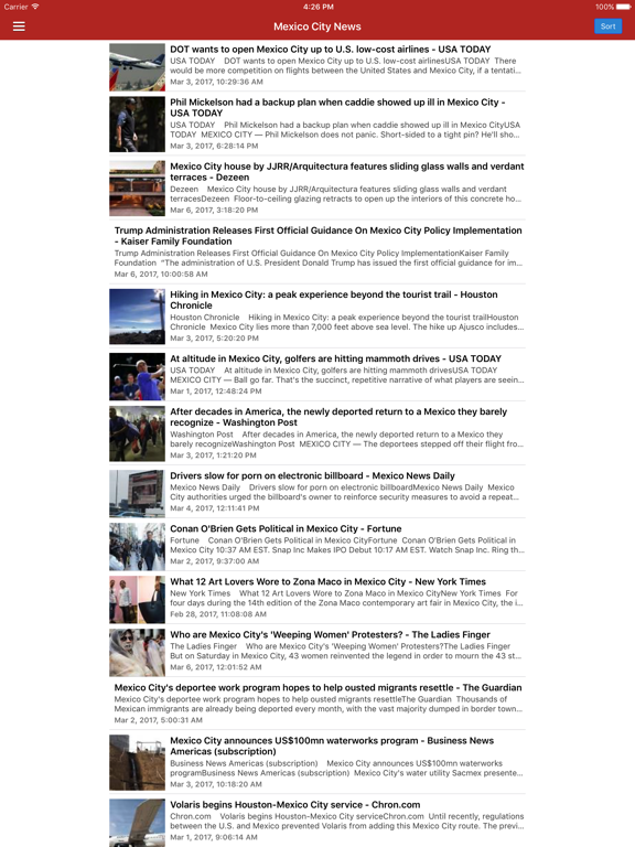 Screenshot #5 pour Mexico News in English & Radio - Latest Headlines