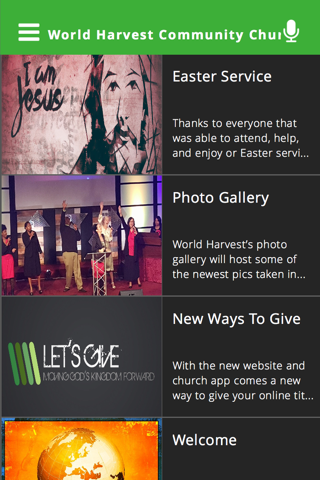 World Harvest Community Church screenshot 3