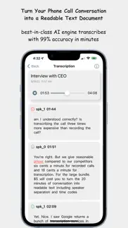 call recorder & transcriber iphone screenshot 4