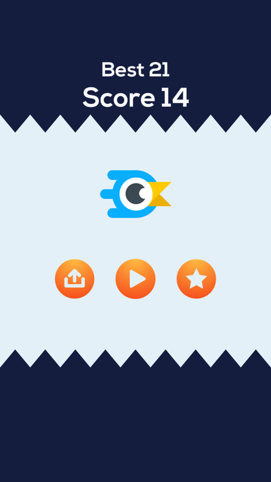 #1. Bird X Snake - Retro Jump (iOS) Podle: Jan Brelje