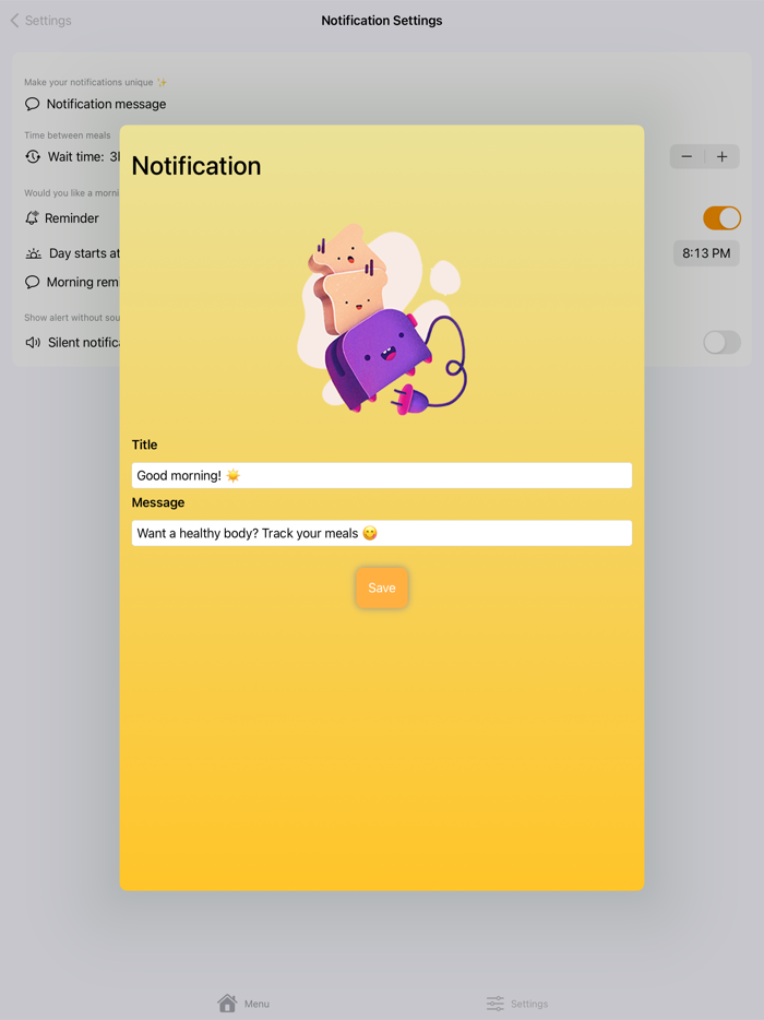 Meal Reminder - MealNow