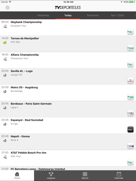 TVDeportes iPad screenshot 1 - Sports app