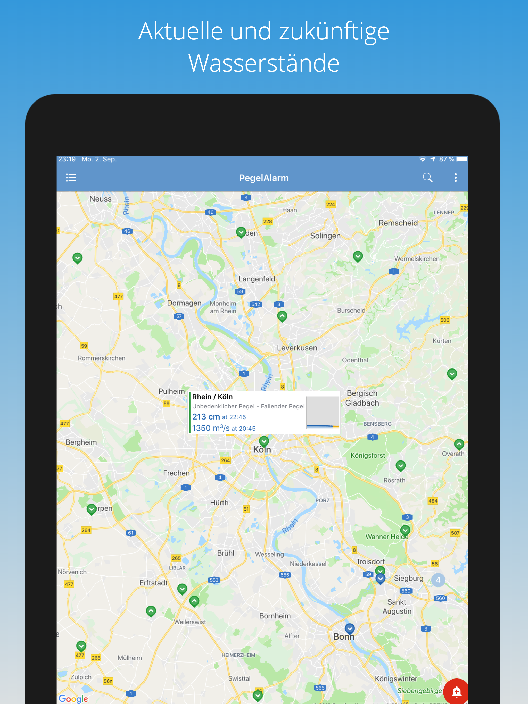 PegelAlarm: Flood & Rain alert screenshot 8