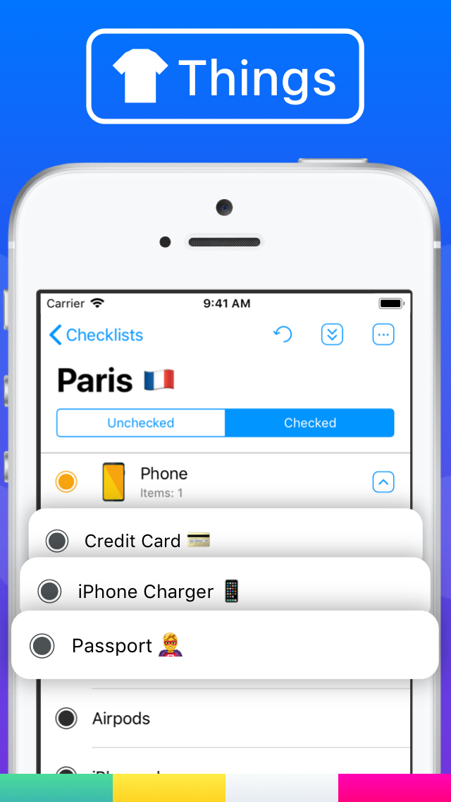 WaymatePacking List Checklist