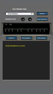 acls rhythm quiz iphone screenshot 2