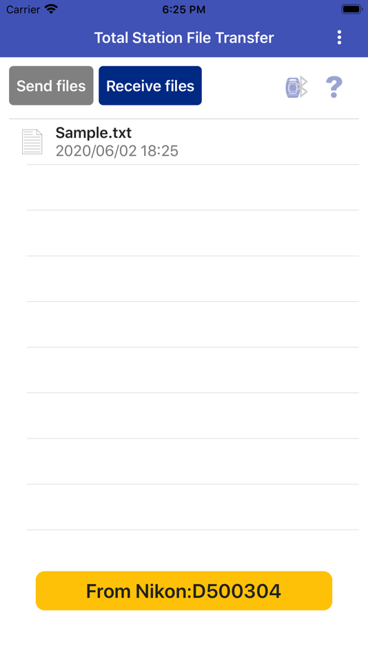 #4. Total Station File Transfer (iOS) By: NIKON-TRIMBLE CO.,LTD.