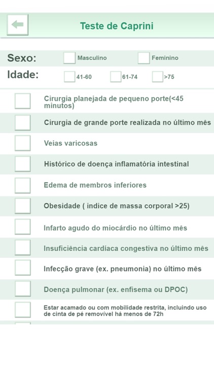 Risco e Prevenção de TEV