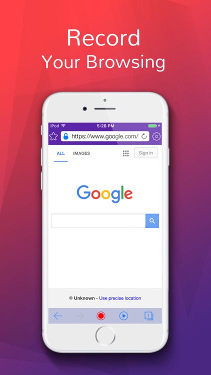 RecWeb - Browser Recorder