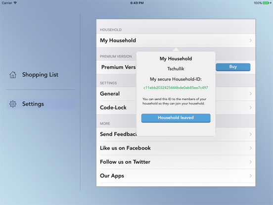 Screenshot #6 pour Family-Shopping List