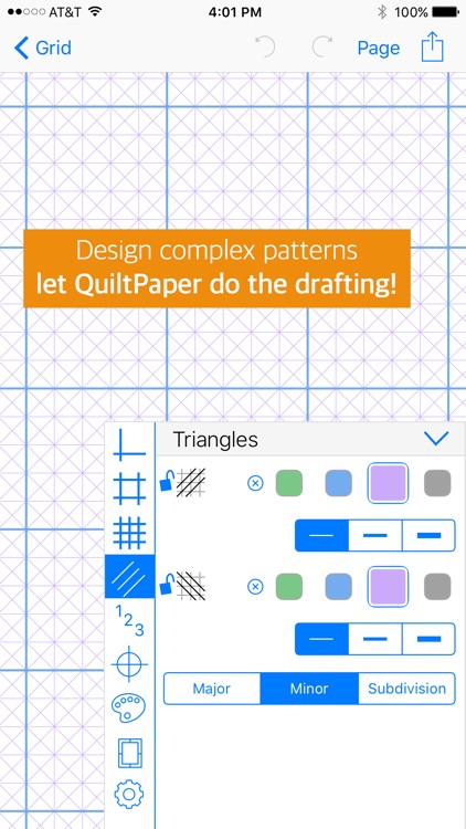 QuiltPaper - Graph paper for Quilters screenshot-0