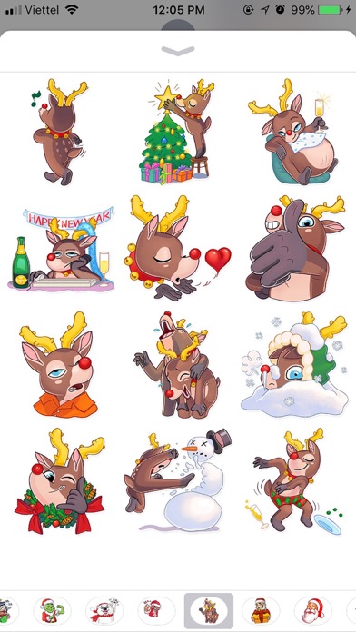 Screenshot #1 pour Christmas Mr Deer Sticker 2019