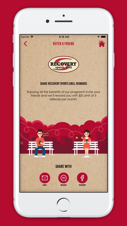 Recovery Sports Grill Rewards