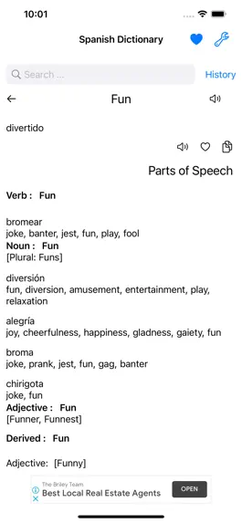 Game screenshot Smart Spanish Dictionary apk
