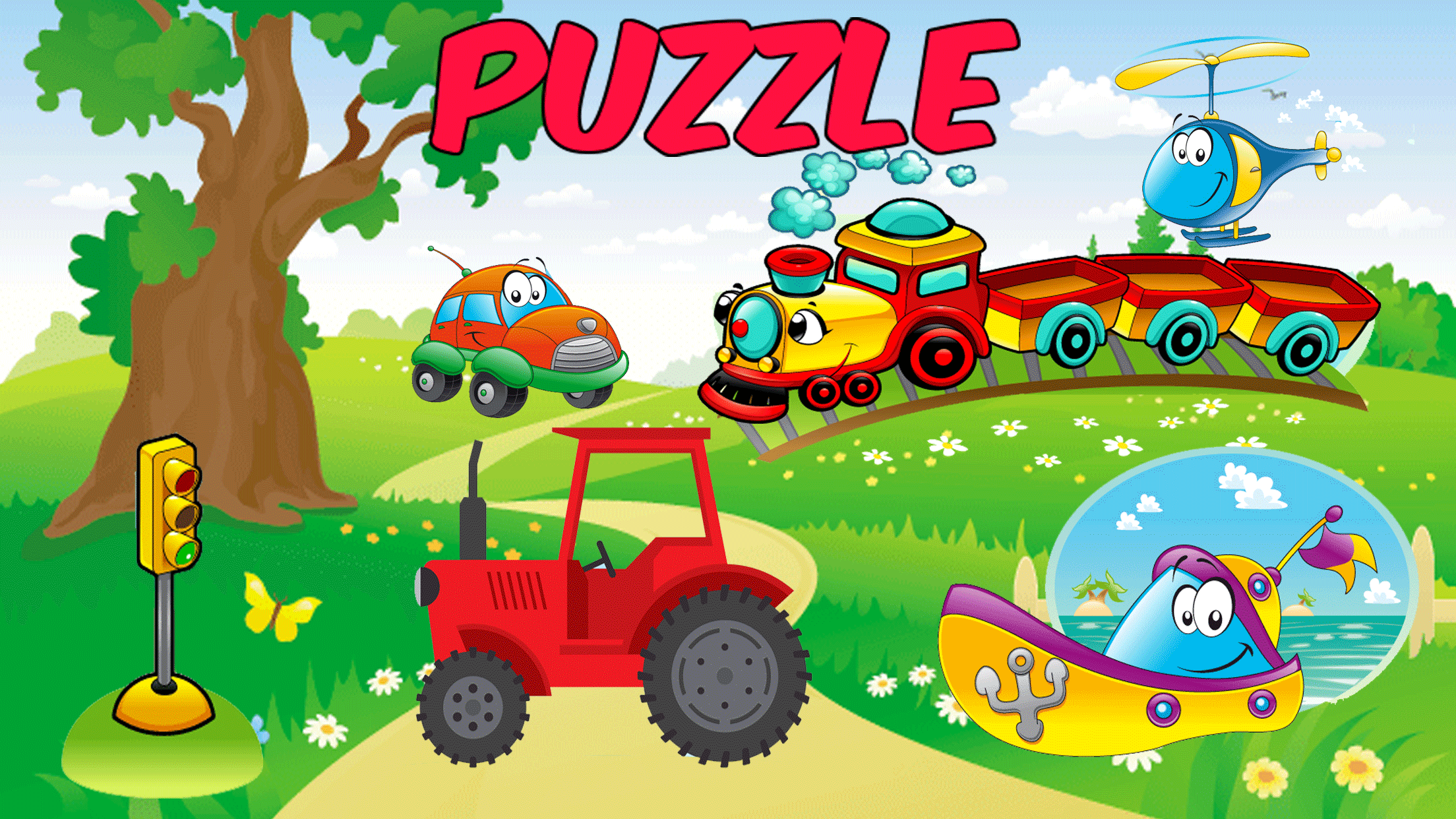 Car & Vehicles daily Jigsaw Puzzles for little boy screenshot 3