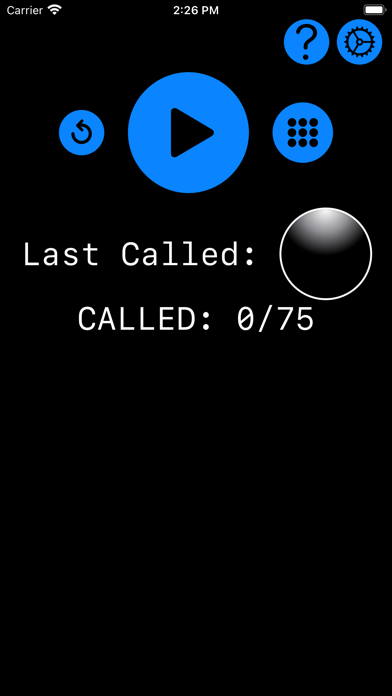 Simple BINGO Caller Screenshot
