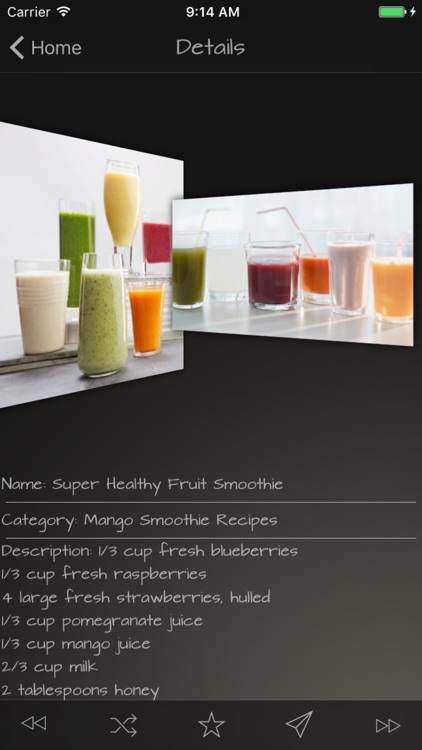 Smoothie Recipes Data screenshot-4