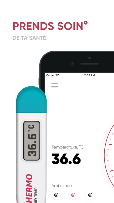 Screenshot #1 pour Temperature à fièvre: Santé