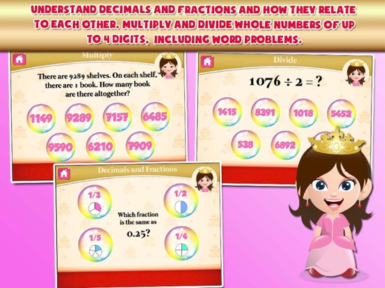 Screenshot #5 pour Princess Third Grade School