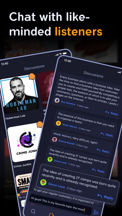 Noorami: AI Podcast Player Screenshot