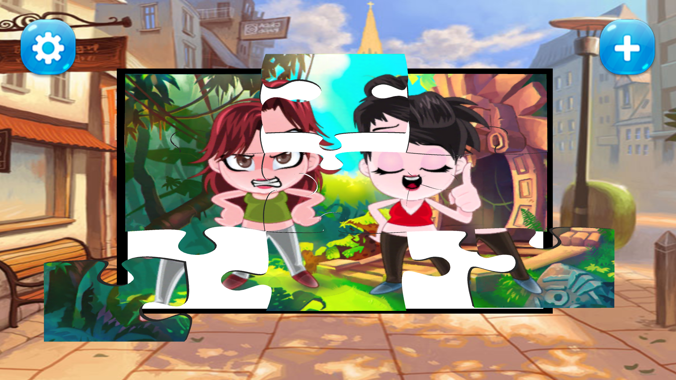 young girl puzzle easy kids screenshot 4