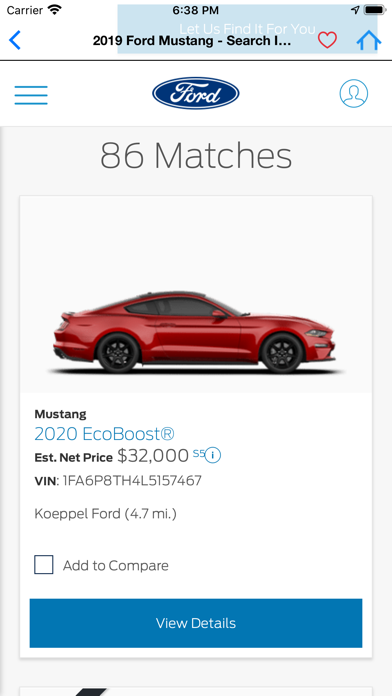 Ford Mustang Screenshot