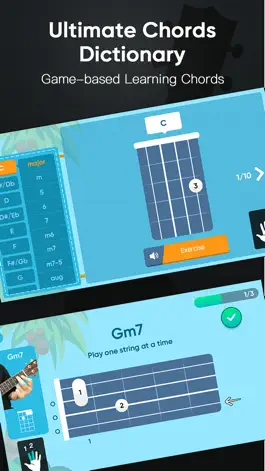 Game screenshot гитара, тюнер для укулеле -iUG hack