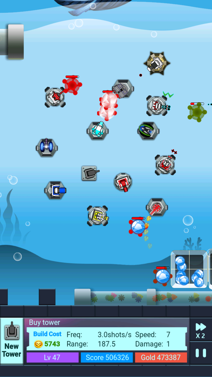 Balloon Gem Tower Defense