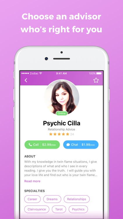 Zodiac Touch - psychic reading and tarot readings