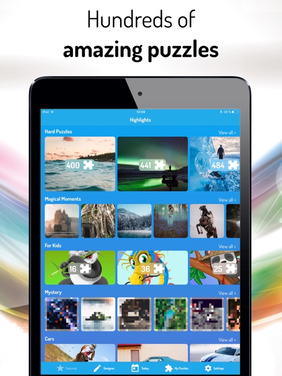 Jigsaw Puzzles: Dreamworld iPad screenshot 2 - Games app