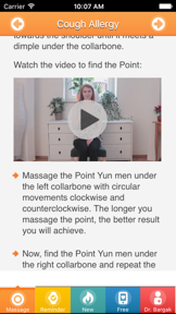 Allergy Acupressure Self-Treatment Massage Points! screenshot