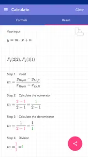 solving linear equation iphone screenshot 1