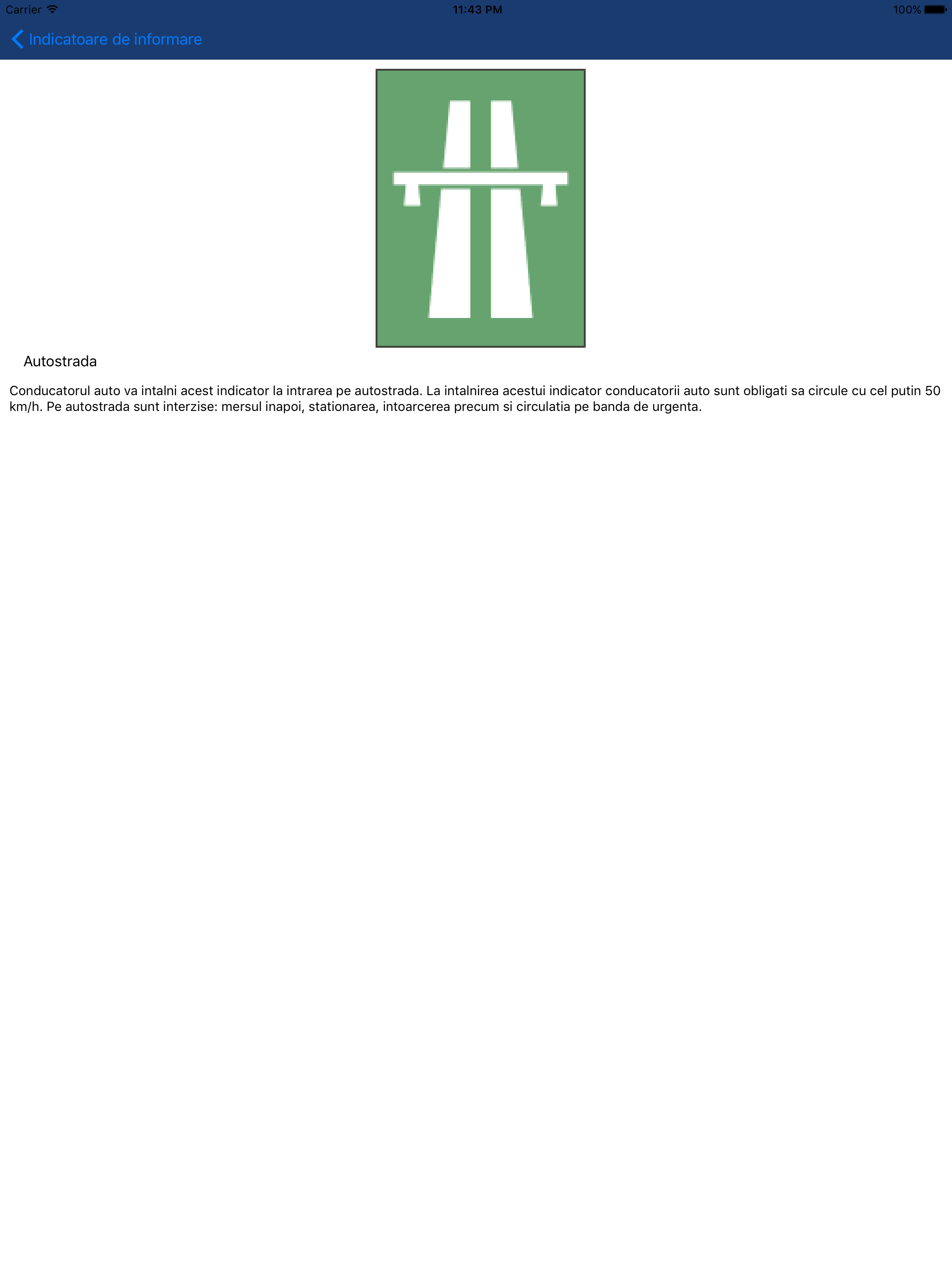 Indicatoare rutiere România screenshot 8