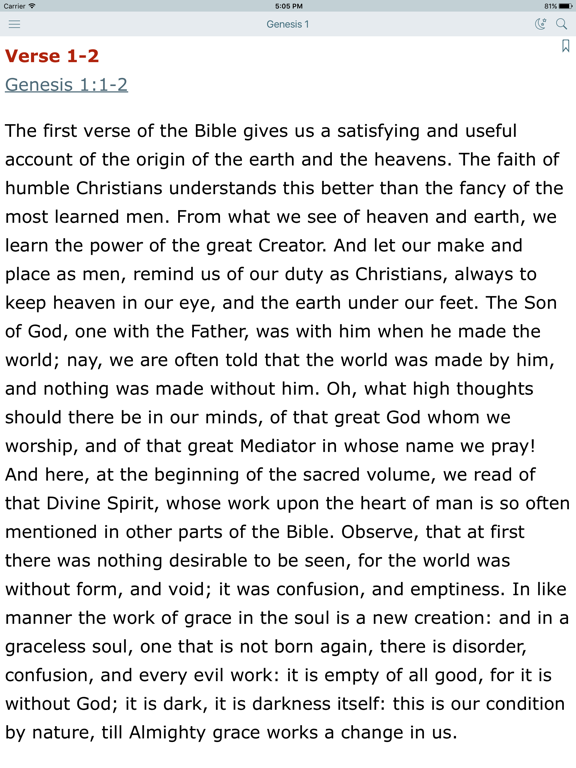 Screenshot #4 pour Matthew Henry Bible Commentary - Concise Version