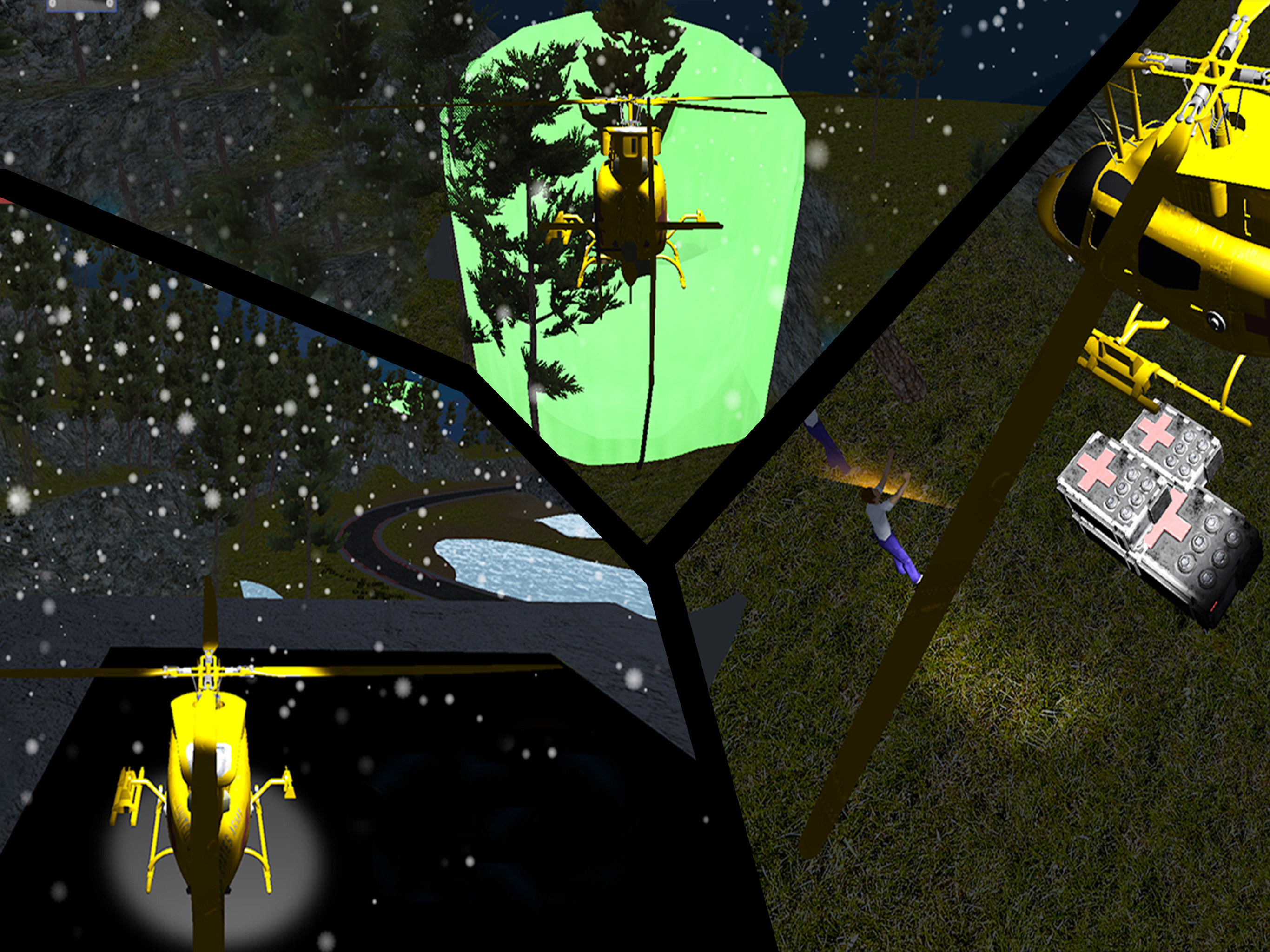 Helicopter Pilot Rescue 3D: Parking Simulator Free