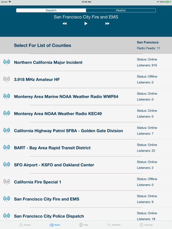 Screenshot #6 pour York County Incidents & Radio