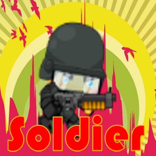 Racing Soldier Run for kids Icon