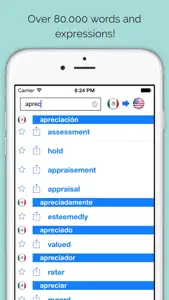 English - Mexican Spanish Dictionary Offline screenshot #3 for iPhone