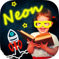 Neon Doodle - çizin ve parlaklık efektleri ile boy