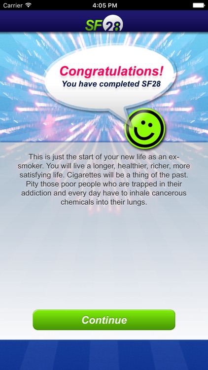 Smoke Free 28 (SF28) Quit Smoking screenshot-3