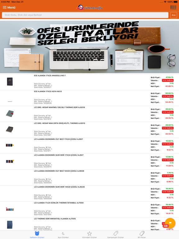 Screenshot #5 pour Türkmenoğlu B2B