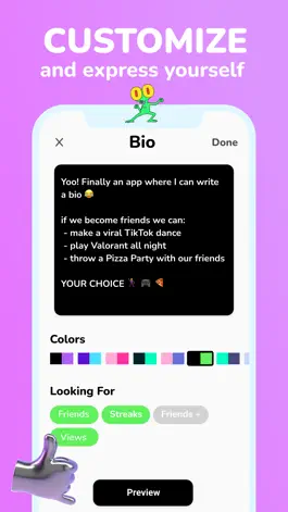 Game screenshot purp - Make new friends apk