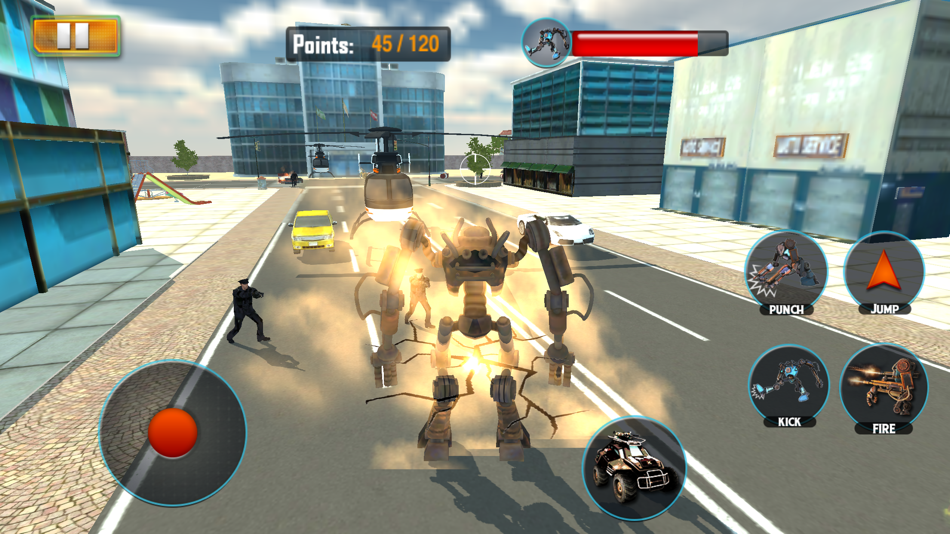 #1. Robot Car Hero Sim 3D (iOS) Podle: Tap2Play, LLC (Ticker: TAPM)